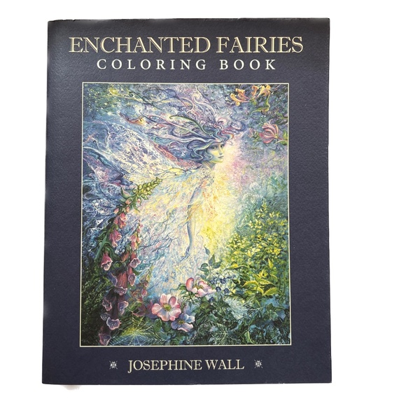 Enchanted Fairies Coloring Book Josephine Wall 8.5 x 11" NEW Adult - Picture 1 of 13
